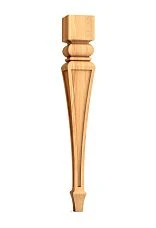 Oak leg for console