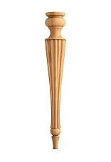 Furniture legs for console in wood style