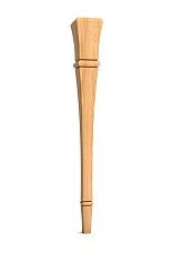 Conical wooden leg for bar counters and bar stools