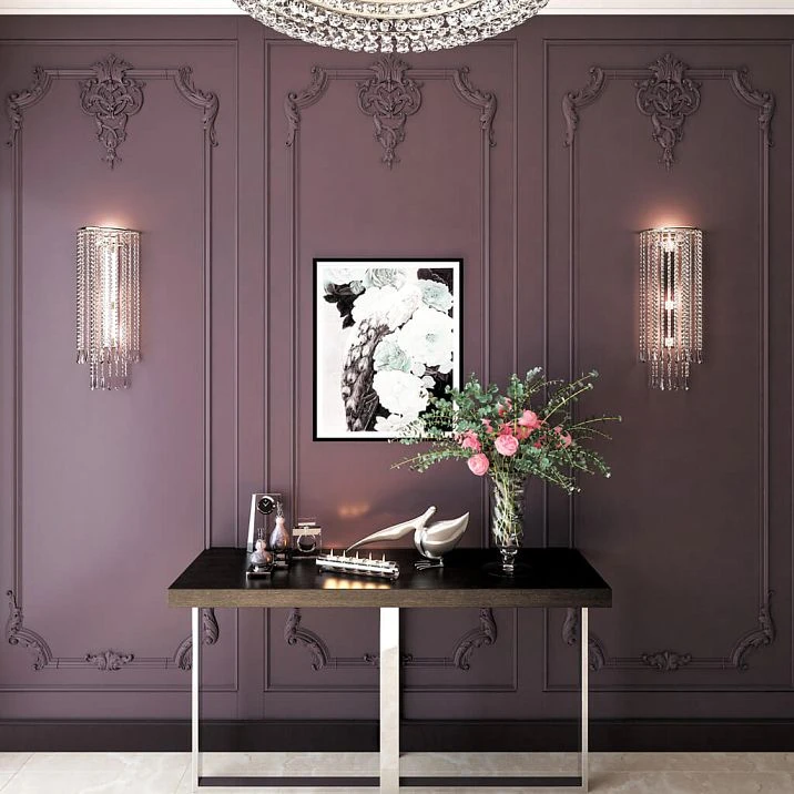 Decorative element MLD-3-1.1 for wall frames and interior panels under enamel