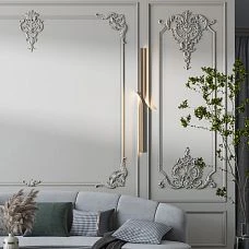 Wooden carved applique MLD-3-1 for furniture, photo in interior