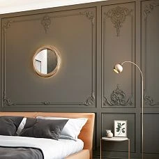 Carved applique MLD-3-1, wooden decor for walls application