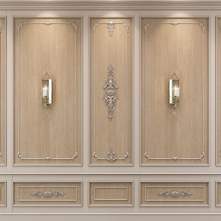 Decorative element MLD-4-2.1 in the design of a classic wall panel