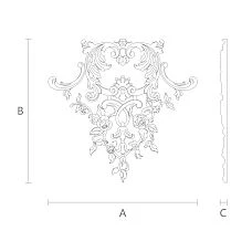 Carved Inlay N.VRS-001. Decorative Inlays. Image 6717468dd3a34