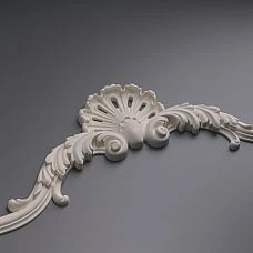 Molded decoration element NPU.VRS-001-1 for wall and interior decoration