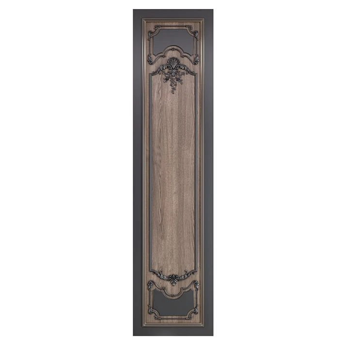 Polyurethane molding NPU.VRS-003-2.1R in classic panel and molding decor