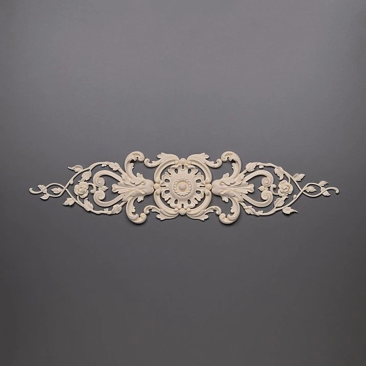 Door panel adorned with NPU.VRS-004 molding decor in a classical interior.