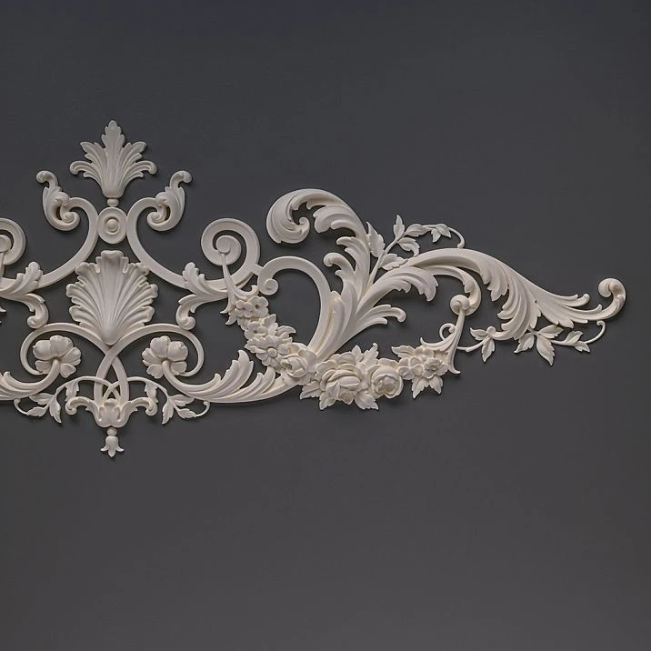 Decorative overlay NPU.VRS-006 made of polyurethane - classic pattern for interior