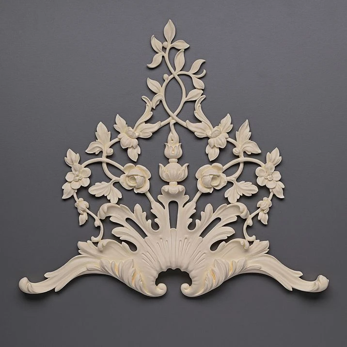 Luxurious interior with polyurethane molded decoration.