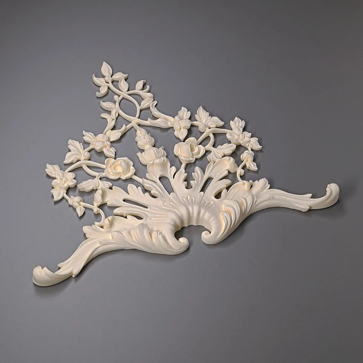 Installation scheme for NPU.VRS-014L molded decoration &mdash; left and right variants.