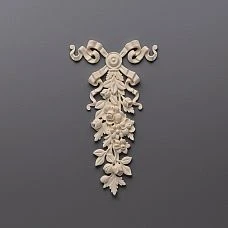 Carved overlay NPU-042 made of polyurethane - a decorative element for interior