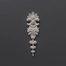 Carved polyurethane overlay NPU-081 - a decorative element for walls and furniture
