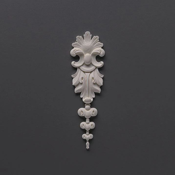 Carved polyurethane overlay NPU-081 - a decorative element for walls and furniture