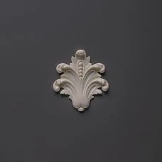 Carved overlay NPU-108 made of polyurethane - a decorative element for walls and furniture