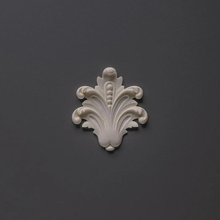 Carved overlay NPU-108 made of polyurethane - a decorative element for walls and furniture