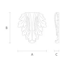 Relief Insert from Polyurethane NPU-109 Drawing