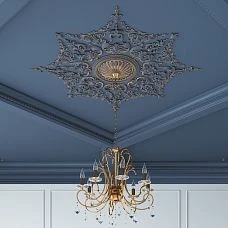 Ceiling decoration, Carved Insert from polyurethane NPU-135