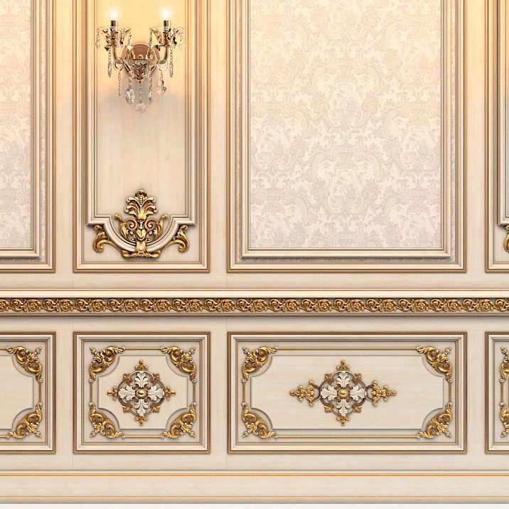 Carved applique from polyurethane NPU-154 for walls, ceiling, as shown in the photo