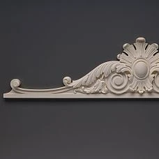 Carved overlay NPU-173 made of polyurethane - a decorative element for walls and furniture