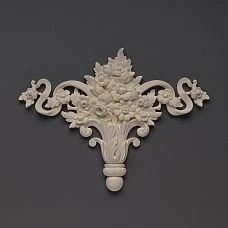 NPU-193 polyurethane carved overlay - a decorative element for walls and furniture