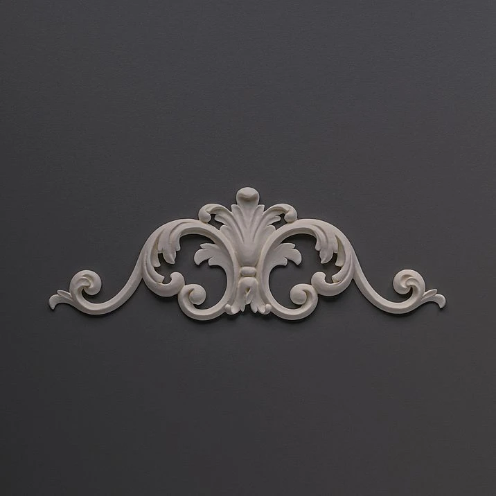 NPU-205 polyurethane carved overlay - a decorative element for walls and furniture