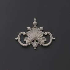 Carved polyurethane overlay NPU-244 - a decorative element for walls and furniture