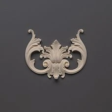 Carved polyurethane overlay NPU-245 - decorative element for walls and furniture