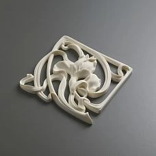 NPU-273L polyurethane trim, left decorative interior and furniture molding. High-quality Stavros polyurethane molding for painting