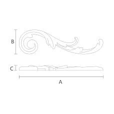 Polyurethane Overlay NPU-290R &mdash; drawing for dimensions