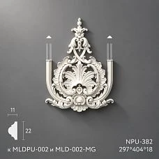 Polyurethane molding NPU-382. Decoration for moldings. Image 698d92e2b12e6