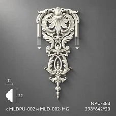 Polyurethane molding NPU-383. Decor for moldings. Image 698d92dc925e3