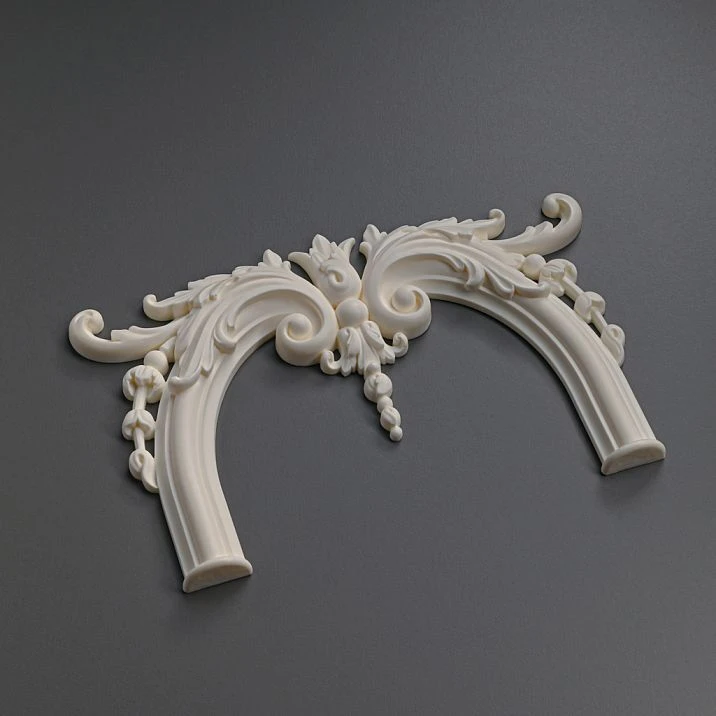 Carved PU overlay NPU-408. Molding decoration. Image 66eb526d48f0f