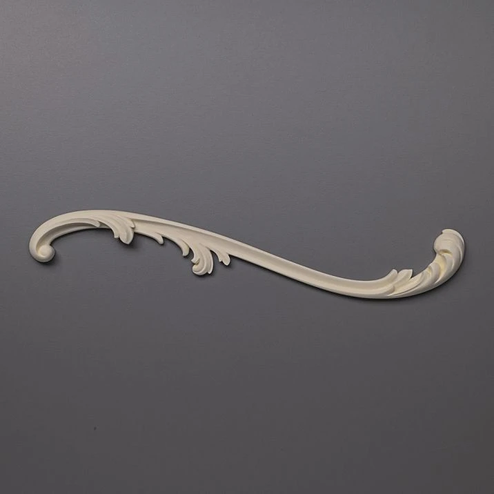 Decorative right-side polyurethane molding &mdash; interior design accessory photo