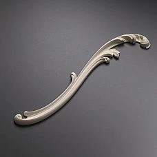 NPU‑427L Molded Decor S‑Shaped Polyurethane Wall Applique with Smooth Scrolls