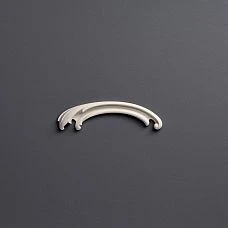 Carved overlay NPU-432L made of STAVROS polyurethane with three smooth wave-like arcs for horizontal decor, left version photo