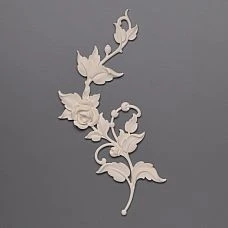 Elegant polyurethane applique NPU-468R with a pink motif for interior photography