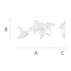 Decorative molding NPU-488 drawing