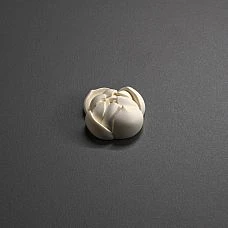 Decorative molded flower element NPU-496 with detailed butterfly relief photo