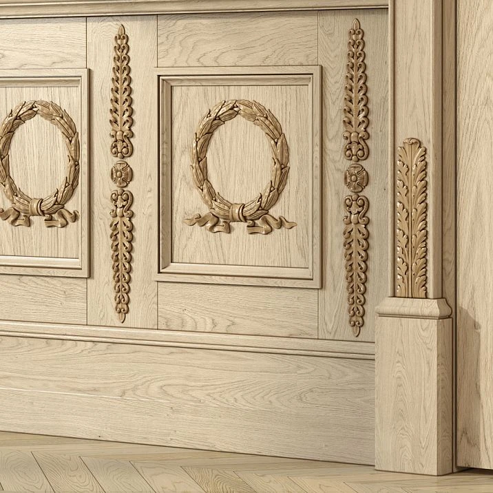 Interior with wooden decor N-028.1