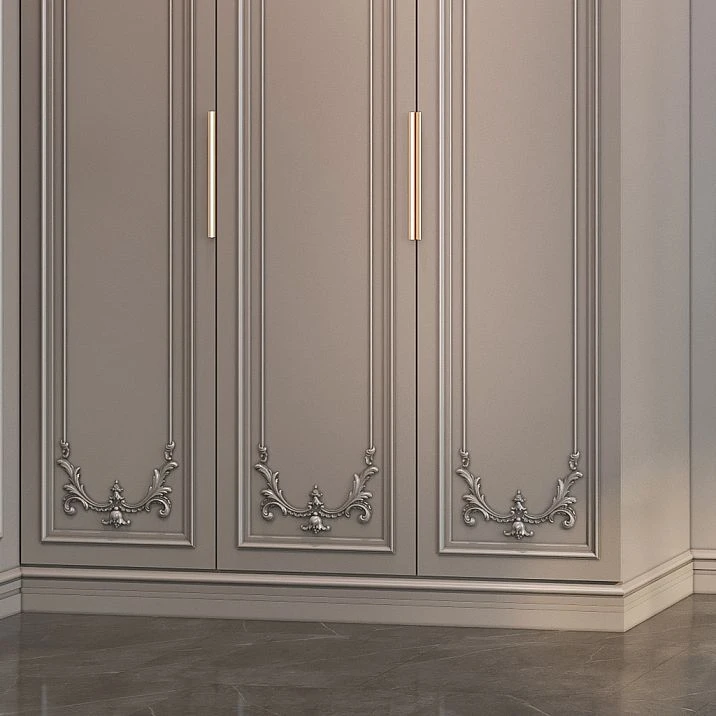 Carved inlay from solid wood N-112.1, decor for furniture facades