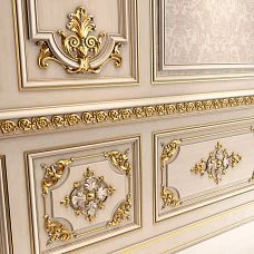 Facade ornament with carved decoration photo, overlay N-154.1
