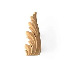 Solid wood furniture decor, applique N-169.1 for interior decoration