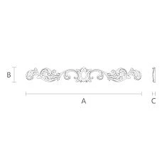 Carved overlay N-170.1 drawing