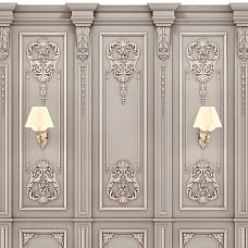 Carved Inserts for Home Decoration, Wooden Decor in Interior Photo