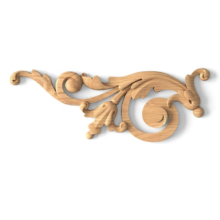 Carved overlay N-N-186L for furniture decoration