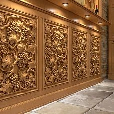 Carved insert N-263 wooden interior photo with application