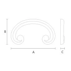 Wooden carving drawing