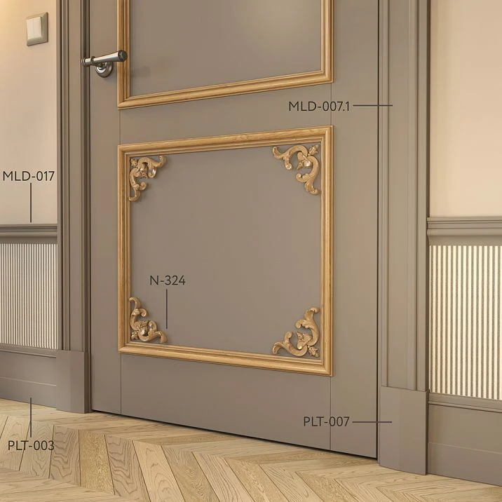 Wooden Decor N-324 in Home Interior