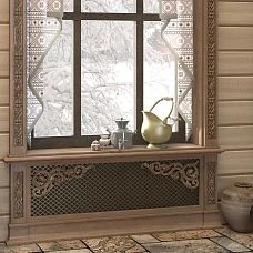 Wooden inlay N-339R for home decor in Russian style