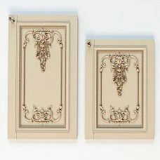 Wooden decor for furniture facades photo